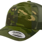 Custom Embroidered YP Classics® Multicam® retro trucker cap