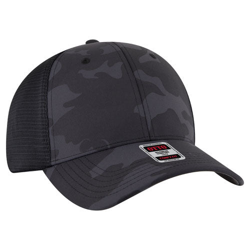 Custom Embroidered OTTO COMFY Low Profile Mesh Back Trucker Cap