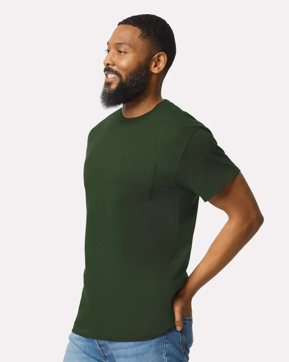 Custom Printed Unisex Ultra Cotton® Pocket T-Shirt - 2300 custom logo product image