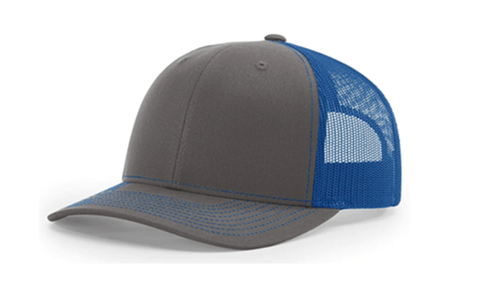 Richardson Custom Embroidered Richardson 112 Mid-Profile Trucker Snapback Cap Custom hat, custom baseball hat, custom trucker hat, custom embroidered hat, embroidered hat