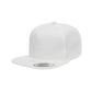 Custom Embroidered Yupoong 6007 5-Panel Cotton Twill Snapback Hat, Flat Bill Cap