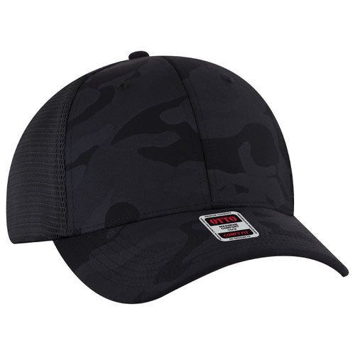 Custom Embroidered OTTO COMFY Low Profile Mesh Back Trucker Cap